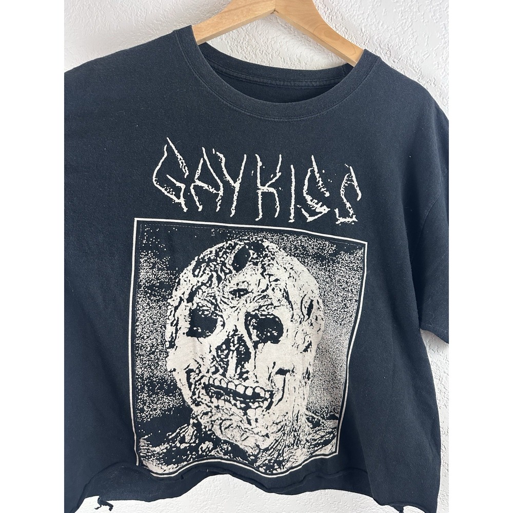 Gaykiss Distressed Band T-Shirt – Black – Size Large - Picture 2 of 6